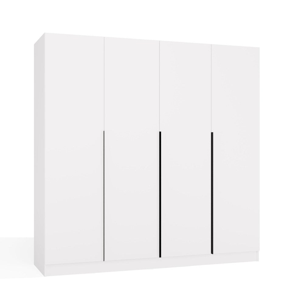 Armadio Nobile 4 Ante – Bianco 200x57x200 cm