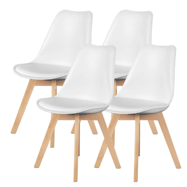 Dining Chairs Set of 4 Mid-Century Modern Dinning Chairs - Purified HB