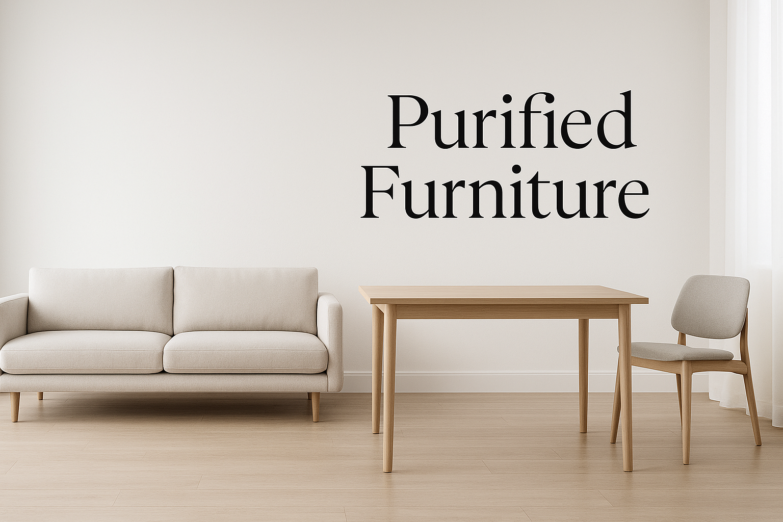 furniture Banner - Purified Furniture 