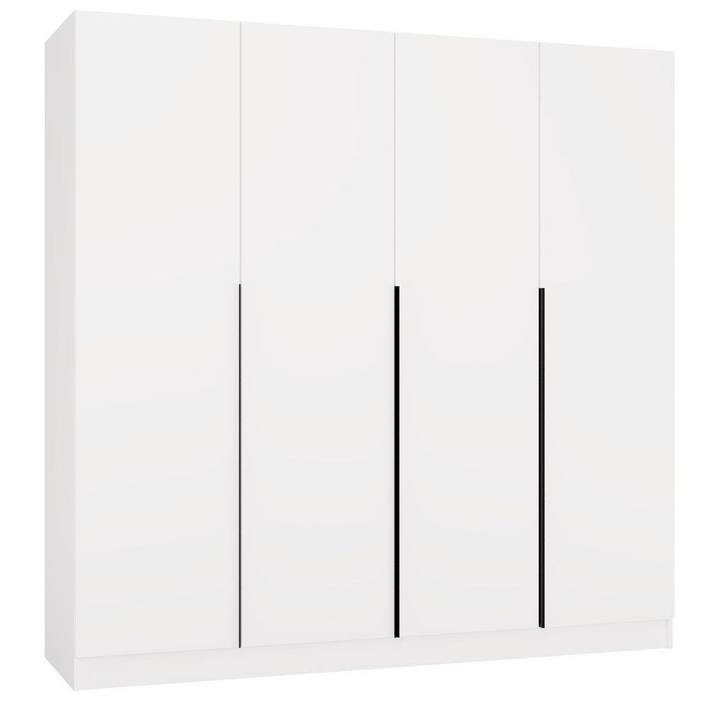 Armadio Nobile 4 Ante – Bianco 200x57x200 cm